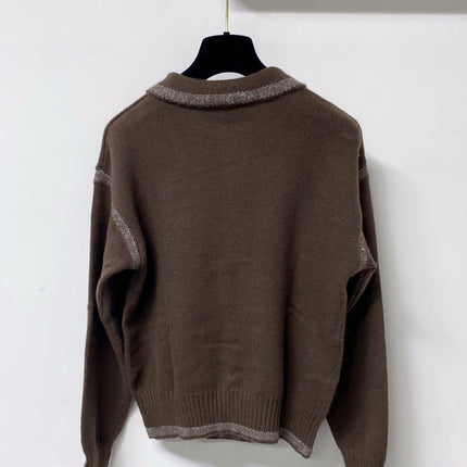 LOEWE 26S COLLAR KNIT SWEATER 627
