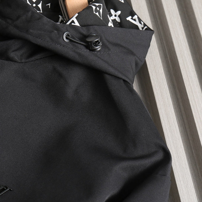LV DOUBLE-SIDED JACKET BLACK 239003