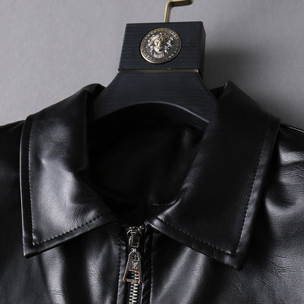 LV BLACK LAMBSKIN SHIRT JACKET 238998