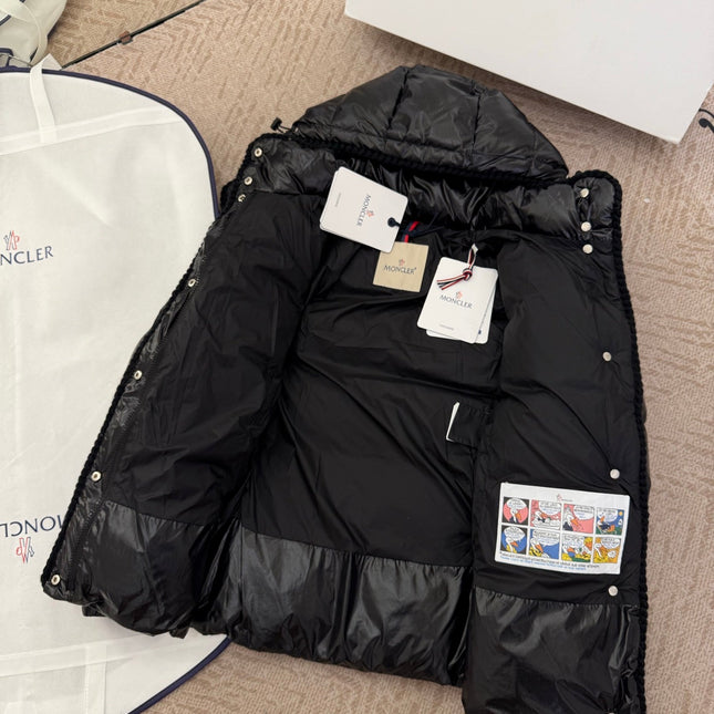 MONCLER 25S LONG-SLEEVE HOODED DOWN JACKET 323
