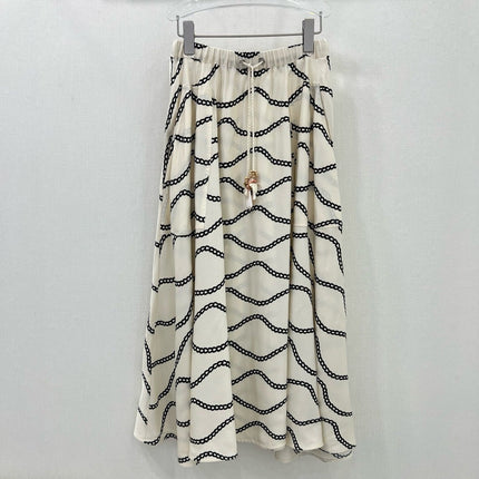 HM PRINTED FLARED SKIRT 269252