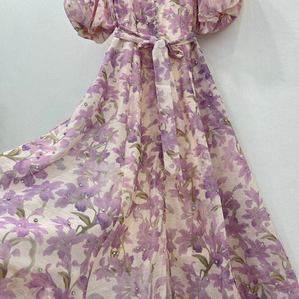 Zimmermann 25 Lyrical Printed Silk Midi Dress