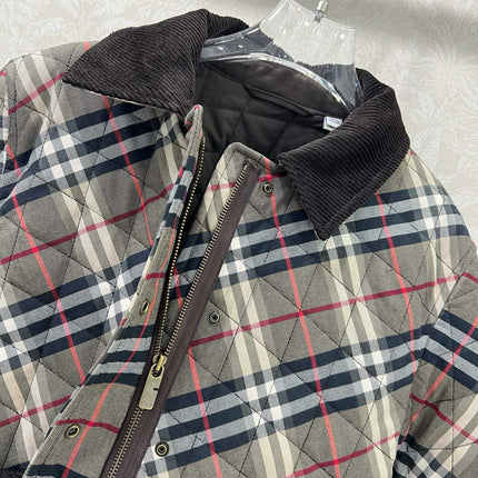 BURBERRY 25S COTTON PLAID JACKET 129