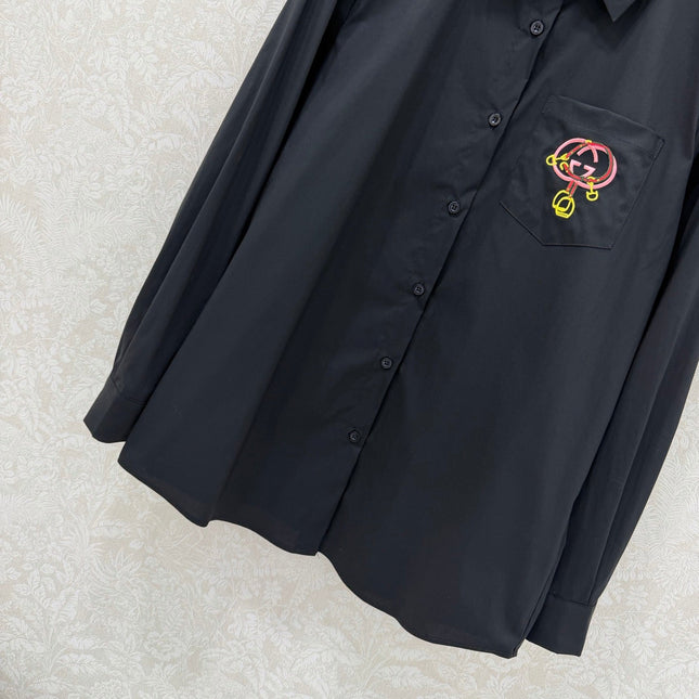 GUCCI 26S LONG-SLEEVE COLLARED SHIRT 388