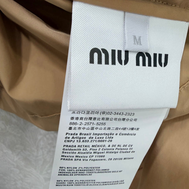 MIUMIU 26S HOODED JACKET 989