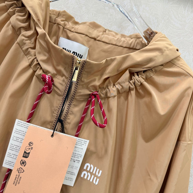 MIUMIU 26S HOODED JACKET 989