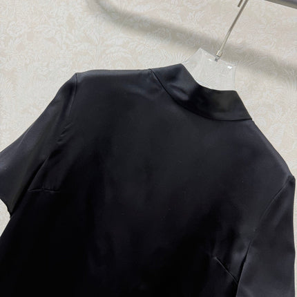 DIOR 26S SHORT-SLEEVE WAIST-TIED SHIRT 1217