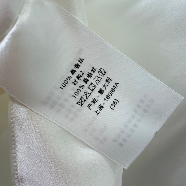 DIOR 26S SHORT-SLEEVE WAIST-TIED SHIRT 1216