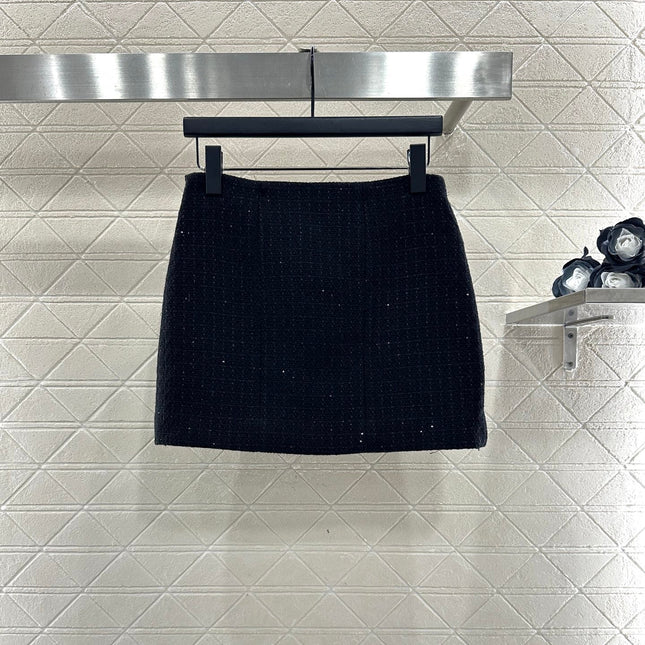CHANEL 25S TWEED MINI SKIRT 303
