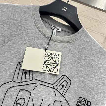 LOEWE LONG-SLEEVE CREW NECK T-SHIRT STYLE 237