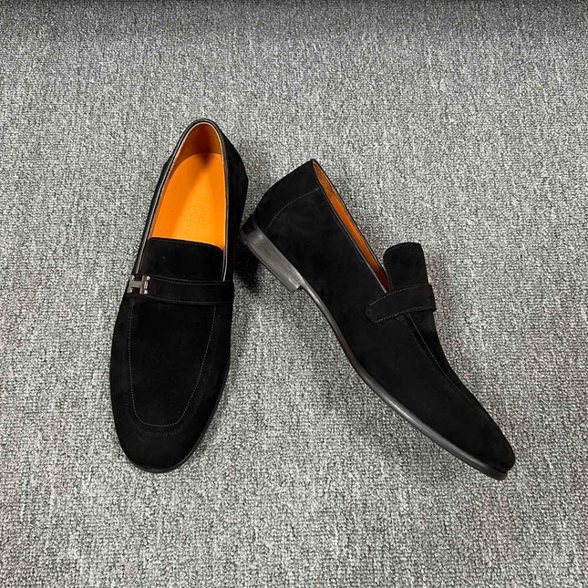 HM GIOVANNI LOAFER BLACK SUEDE