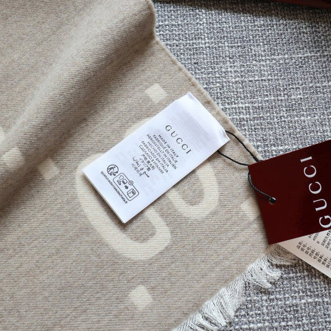 GUCCI 26S SCARF 190 IN WOOL 316616