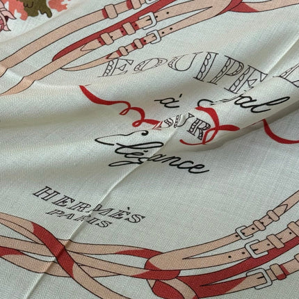 HERMES 26S SCARF 140 IN CASHMERE AND SILK 305962