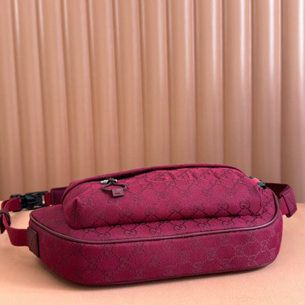 BELT BAG 34 IN CURRANT RED MONOGRAM CANVAS