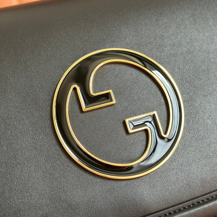 GUCCI 26S BLONDIE BAG 32 IN BLACK CALFSKIN