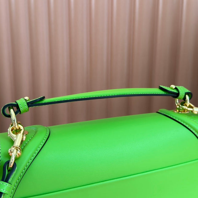 GUCCI 26S BLONDIE BAG 32 IN GREEN CALFSKIN