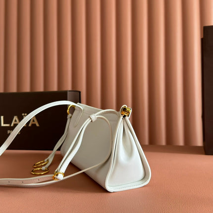ALAIA 26S LE CLICK BAG 25 IN WHITE CALFSKIN