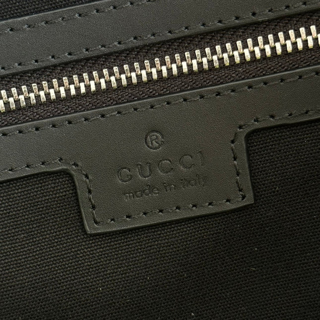 GUCCI 25S SHOULDER BAG 29 CM IN NEON GREEN TO DARK GRAY OMBRÉ CALFSKIN