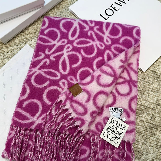 LOEWE 26S SCARF 186 IN WOOL MOHAIR 485341
