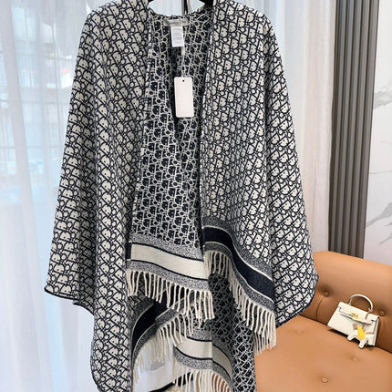 DIOR 26S SCARF 140 IN WOOL AND CASHMERE 509312
