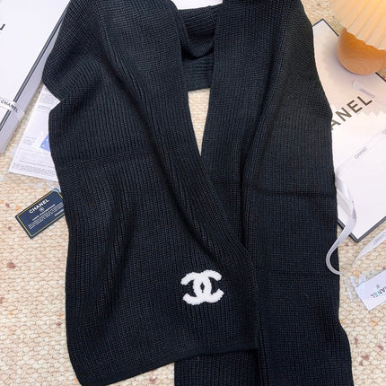 CHANEL 25S SCARF 175 IN WOOL 991922