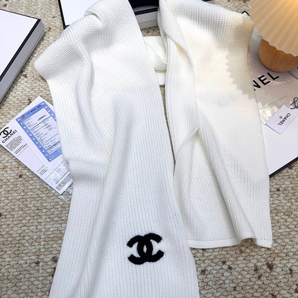 CHANEL 25S SCARF 175 IN WOOL 991923