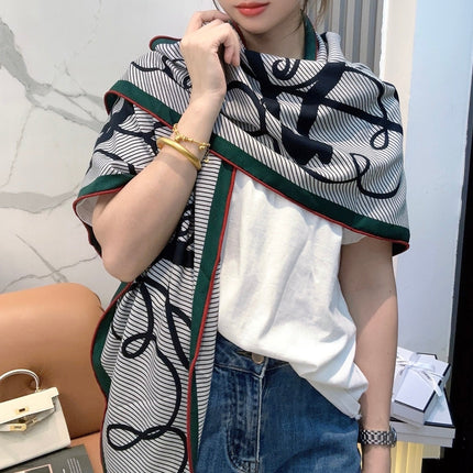 HERMES 25S SCARF 140 IN CASHMERE SILK 854530