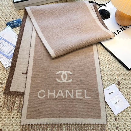 CHANEL 26S SCARF 185 IN WOOL 509284