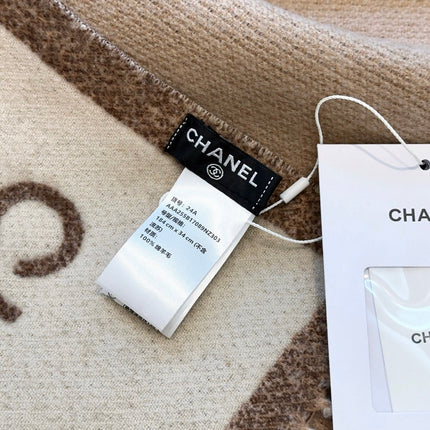 CHANEL 26S SCARF 185 IN WOOL 509284