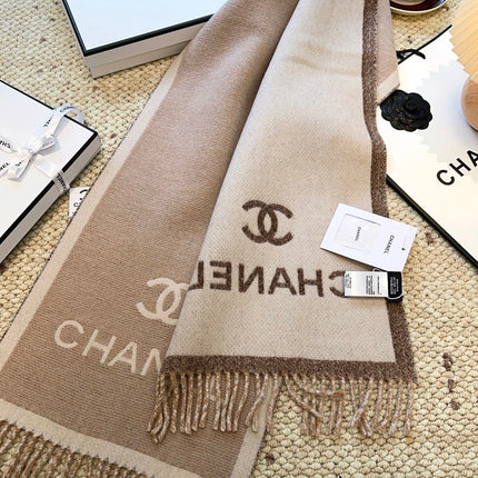 CHANEL 26S SCARF 185 IN WOOL 509284