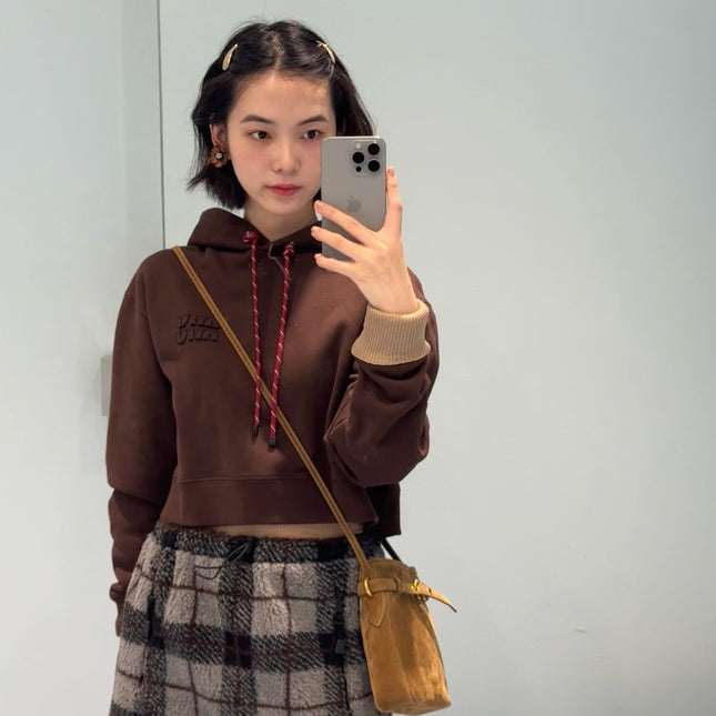 MIUMIU PLAID MINI SKIRT STYLE 655