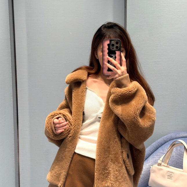 MIUMIU FLEECE-LINED JACKET STYLE 725