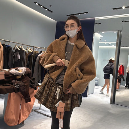 MIUMIU FLEECE-LINED JACKET STYLE 725