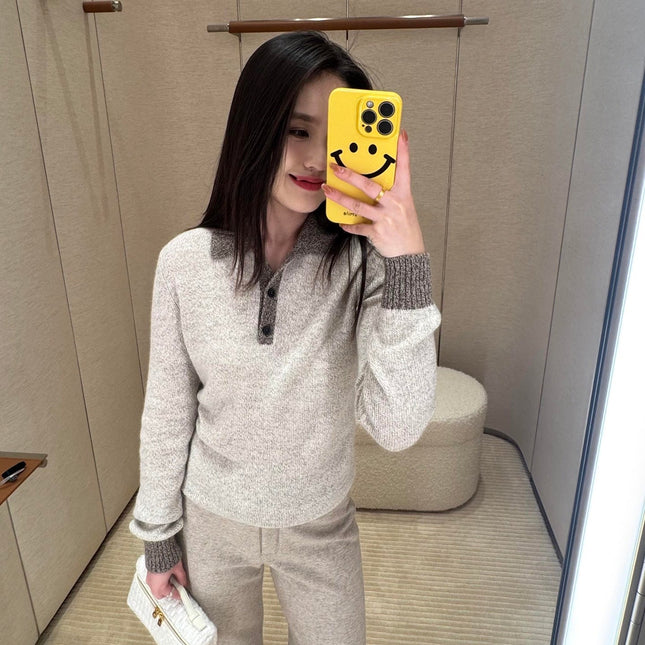LP 26S CASHMERE POLO SWEATER 570
