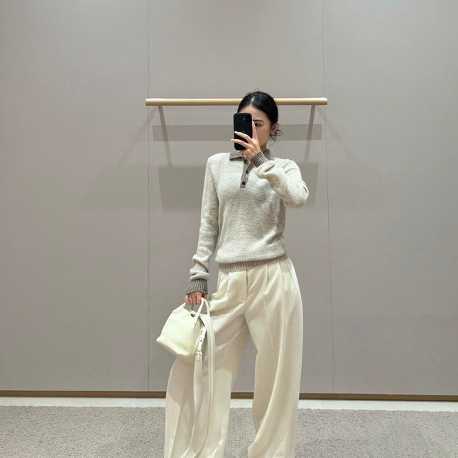 LP 26S CASHMERE POLO SWEATER 570