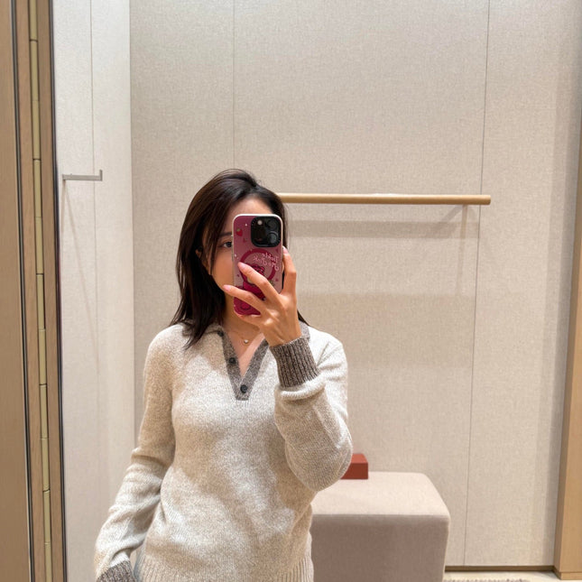 LP 26S CASHMERE POLO SWEATER 570