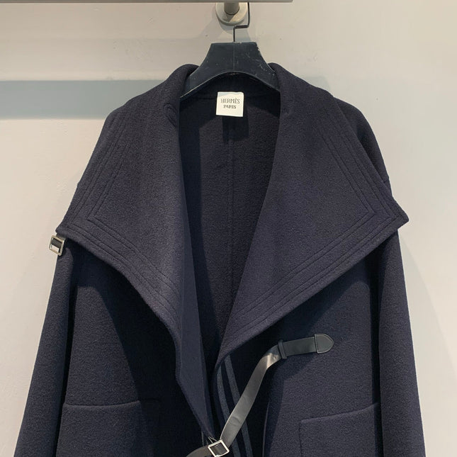 HERMES 25S LONG WOOL COAT 084