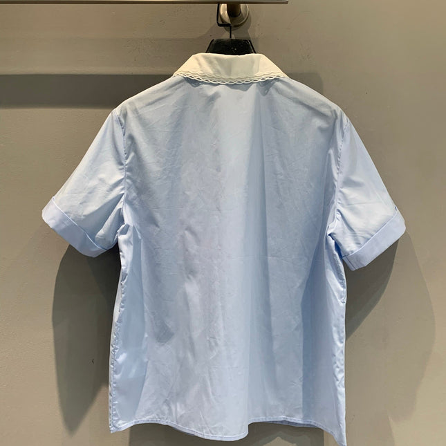 MIUMIU 26S PREPPY SHORT SLEEVE SHIRT 983