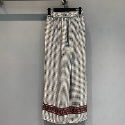 LORO PIANA 26S SILK PANTS 687