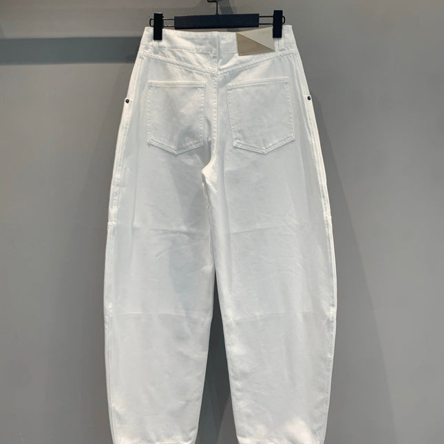 LOEWE 26S CURVED-LEG CARGO PANTS 549