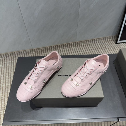 BALENCIAGA 25S SNEAKER IN LIGHT PINK CALFSKIN