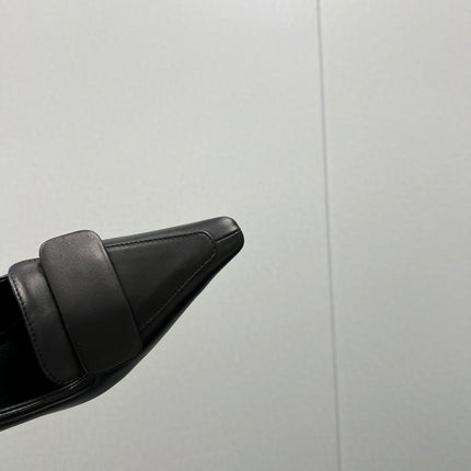 D'ORSAY PUMPS IN BLACK SMOOTH LAMBSKIN