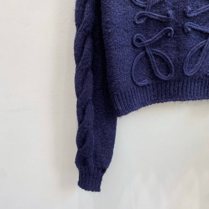 LOEWE 26S CABLE-KNIT SWEATER 619