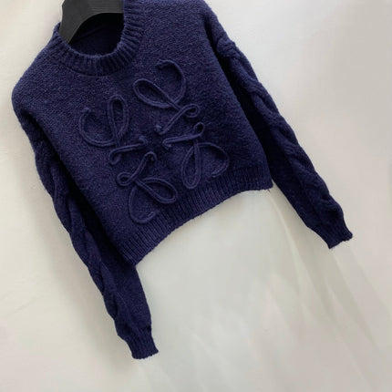 LOEWE 26S CABLE-KNIT SWEATER 619
