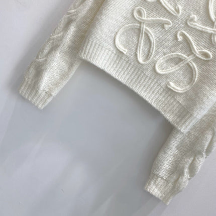 LOEWE 26S CABLE-KNIT SWEATER 622