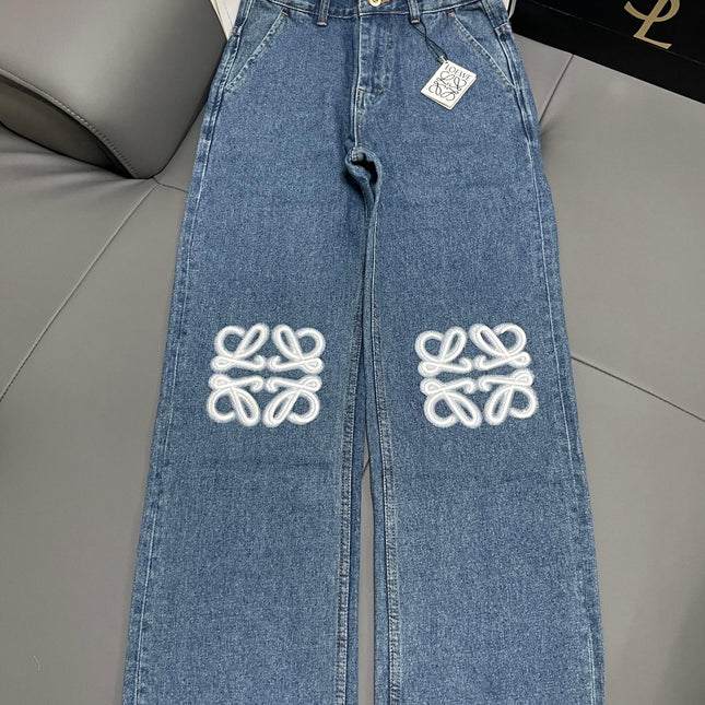 Loew White Anagram Blue Jean