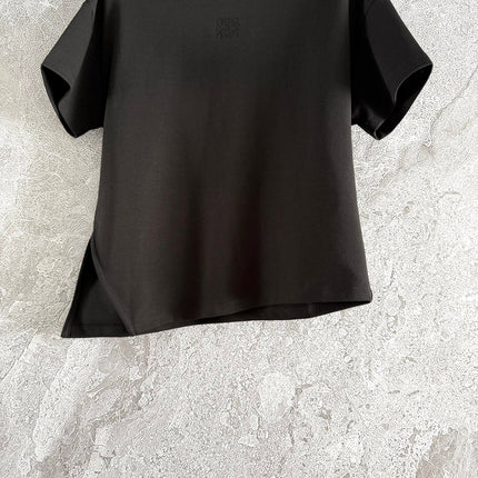 Loewe Slit T-shirt Brown Chocolate Cotton