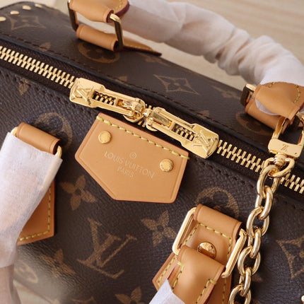 LV 26S SPEEDY TRUNK 20 IN BROWN MONOGRAM CANVAS