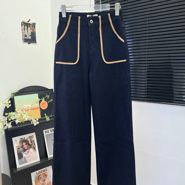 MIUMIU SLIM-STRAIGHT STRETCH PANTS 532