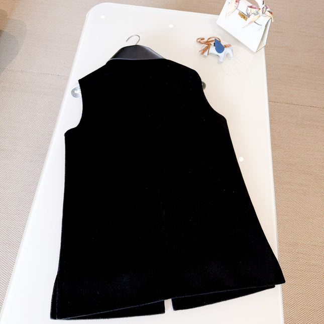 HERMES 25S SLEEVELESS VEST JACKET 476
